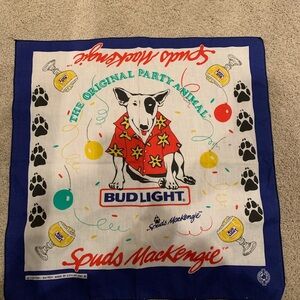 Bud Light Spuds MacKenzie bandana